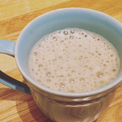 Your Favorite Homemade Coconut Milk Latte