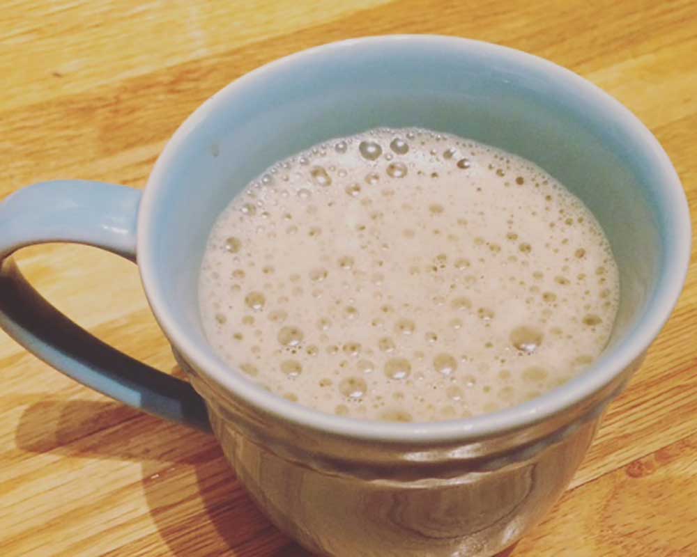 Your Favorite Homemade Coconut Milk Latte